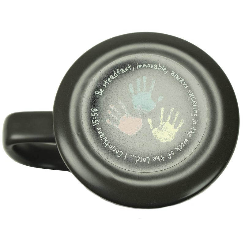 Abbey + CA Gift Abbey Gift Teacher Ceramic Mug & Coaster Set Mug, 2 Piece, Gray - Image 2